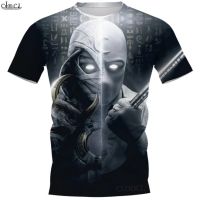 2023 In stock 9527 Moonlight  Knight Casual  Creative Street T-Shirt Top，Contact the seller to personalize the name and logo