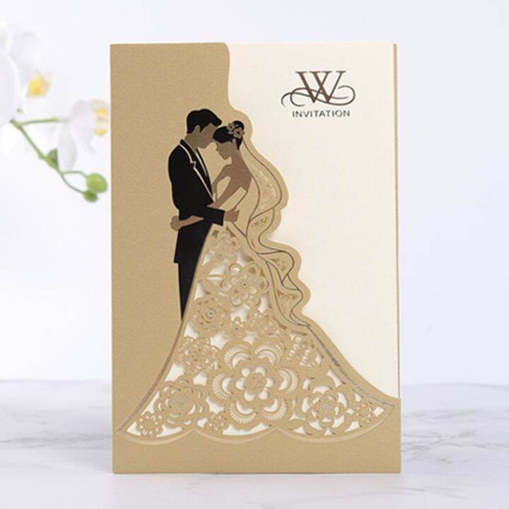 50pcs-bride-and-groom-laser-cut-wedding-invitation-cards-elegant-luxury-greeting-cards-printing-wedding-decor-party-supplies