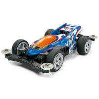 Tamiya Mini 4wd รถแข่งของเล่น18620สายฟ้ายิง MK2 MS แชสซีสีดำแบบจำลองย่อขนาด Kereta