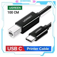 Greentag เครื่องสแกนสายของแท้สายเครื่องพิมพ์ Type C เป็น Usb 2.0 Type B เครื่องพิมพ์ Usb C