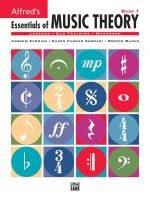 Alfreds Essentials of Music Theory: Book 1