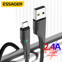 (ราคาถูกที่สุด)Essager LED 3A สายชาร์จไมโครUSB,ชาร์จเร็วสายเคเบิลข้อมูล0.5เมตร/1เมตร/2เมตรไมโครUSBสายชาร์จสำหรับOppo Vivo Samsung Xiaomi LGโทรศัพท์มือถือแอนด