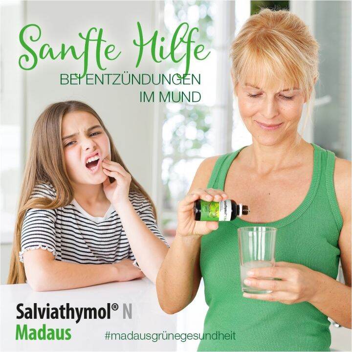 German Salviathymol N herbal concentrated mouthwash antibacterial gum