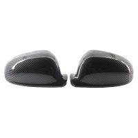 Carbon Fiber Car Rear View Mirror Cover Cap 1K0857537 Side Wing Mirror Cover for Golf MK5 2005-2013 GolfPlus 4