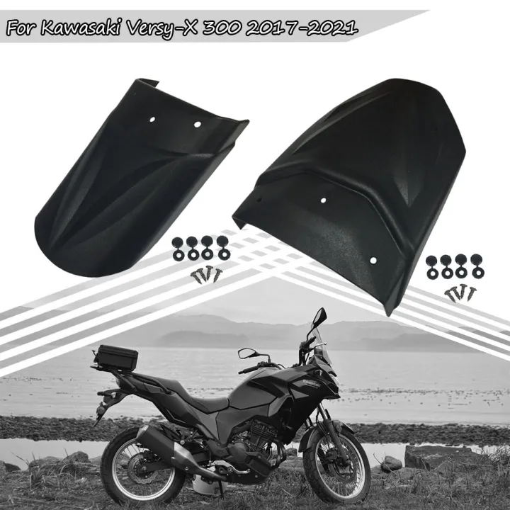 For Kawasaki Versys X 300 Versys X300 X 300 Front Rear Fender Mudguard Extender Splash Guard Abs 3522