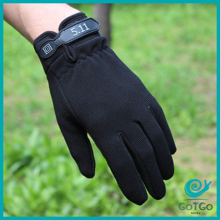 gotgo-ถุงมือมอเตอร์ไซค์-รุ่น-5-11-ไบค์เกอร์-non-slip-gloves-มีสินค้าพร้อมส่ง