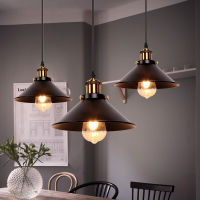 Retro loft LED E27 iron black decoration pendant lights hanging lamp for bedroom kitchen restaurant Living room indoor lighting