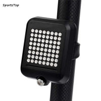 SportsTop ไฟปลายจักรยาน64 Led ตัวชี้วัดทิศทางอัตโนมัติชาร์จไฟ Usb Mtb จักรยานเปิดสัญญาณเบรก