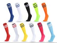 【Sock shop】1คู่ถุงเท้ากีฬาเข่าเลคกิ้งถุงน่องฟุตบอลเบสบอลฟุตบอลผู้ชายผู้หญิงถุงเท้ายาวเชียร์ลีดเดอร์การแสดงบนเวทีถุงเท้า