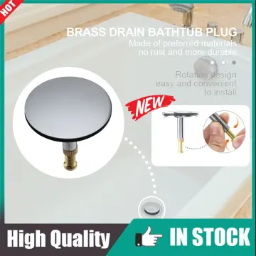 43mm Bathtub Drain Stopper Kitchen Sink Strainer Bathroom Shower Drain Sink  Drains Waste Pop-Up Plug