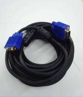 CABLE VGA RGB สายสัญญาณ์ภาพต่อจอ อุปกรณ์ต่อพ่วงคอมสายภาพ ความยาว 5 เมตร ผู้ผู้ สายหนาเส้นใหญ่ นำสัญญานดี ภาพชัด มีความแข็งแรงทนทาน