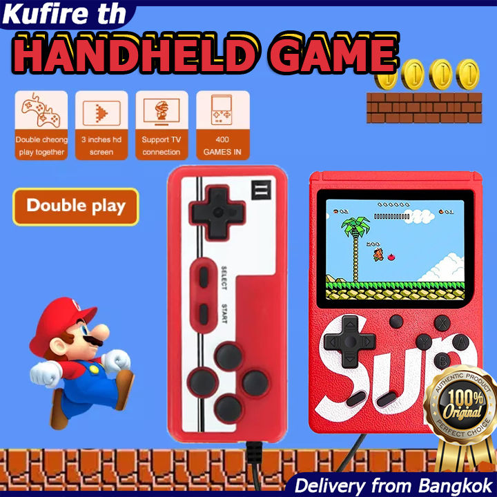 จัดส่งจากประเทศไทย-เครื่องเล่นเกมgame-player-retro-mini-handheld-game-consoleเครื่องเล่นเกมพกพา-เกมคอนโซล400เกม-gameboy-portable-เครื่องเล่นวิดีโอเกมเกมพกพา-มาริโอ