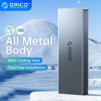 อลูมิเนียม ORICO M2 SATA เอสเอสดีเคส SATA 6Gbps NVMe 10Gbps PCIe Type C M.2 SSD Enclosure B &amp; M Key โซลิดสเตทไดรฟ์