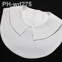 White Doll Fake Collars for Womens Blouse Shirt Top Detachable Collar Femme Removable False Collars Neckwear Tie Nep Kraagie