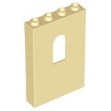 Lego part (ชิ้นส่วนเลโก้) No.60808 Panel 1 x 4 x 5 Wall with Window