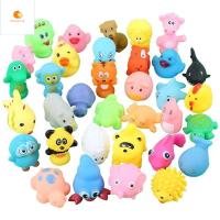 OPHOKJK 10pcs/20pcs สนุกน้ำ Gametoy ว่ายน้ำในห้องน้ำ สัตว์ยางลอย ของเล่นอ่างสัตว์ ของเล่นอาบน้ำสัตว์ ตาข่ายตกปลา ของเล่นลอยน้ำ