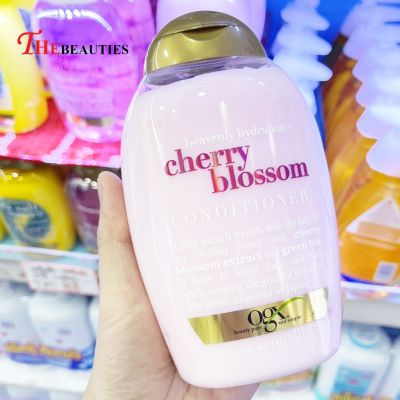 ❤️พร้อมส่ง❤️   OGX Cherry Blossoms Conditioner 385ml. 🛍️ ( MADE IN USA ) 🎄️   ครีมนวดผม อุดมด้วยน้ำมะพร้าว อิเล็กโทรไลต์ และน้ำมันมะพร้าว 🔥🔥🔥