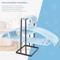 Hanger Storage Organizer, Hanger Stacker Rack for Laundry Closet, Hanger Caddy Stand for Adult or Child Clothes Hangers