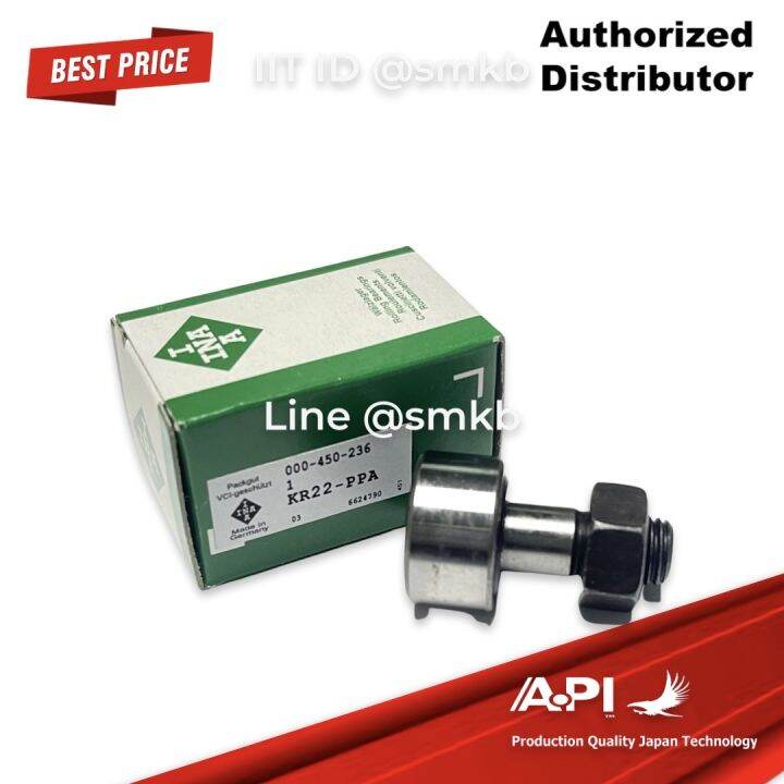 INA KR22-PP-A CF10UU ( KR22PP ) ตลับลูกปืนแคม Cam Follower Needle ...