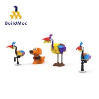 BuildMoc Flying House Series Spark Combination Childrens Toy Building Blocks Compatible with Lego Building Blocks