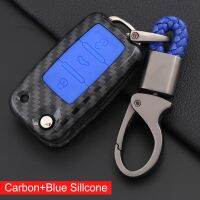 Keyfob Car key Wallet Case for Golf 7 GTI R MK7 Tiguan 2017 Touran SKODA Flip Folding Superb Rapid Folding Protect key Holder