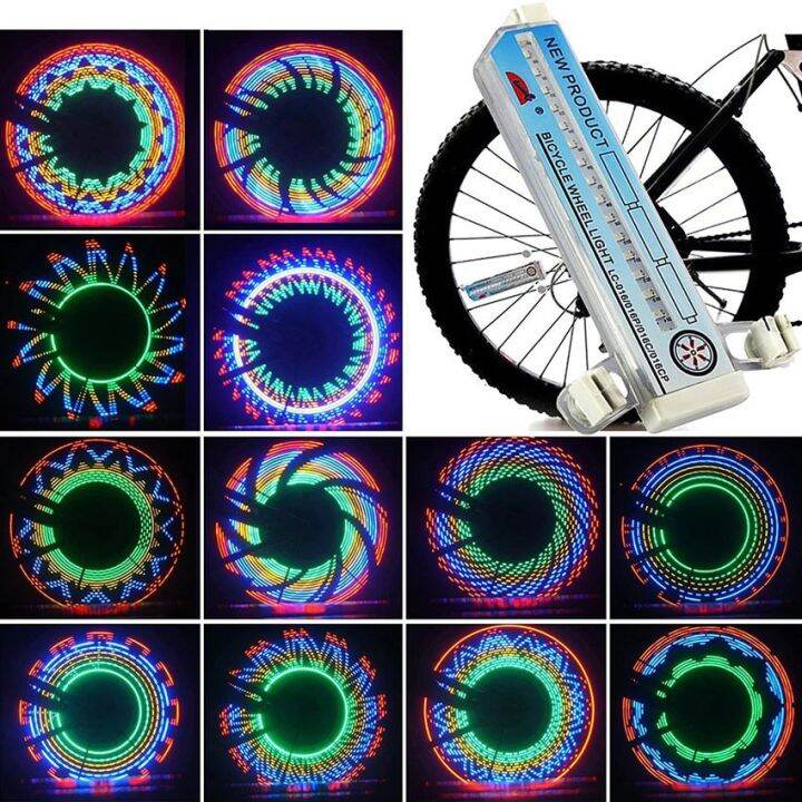 3d bike wheel lights