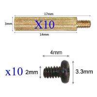 สกรูกล้อง10x บอร์ด IR CVI AHD 1080P Standoffs TVI และ (3X14มม.) สำหรับ IP WIFI CCTV Mount ตัวเชื่อมต่อไฟฟ้า