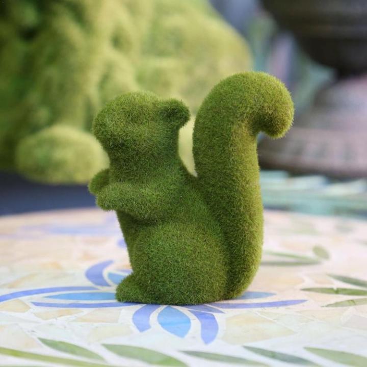 garden-squirrel-statue-artificial-turf-grass-squirrel-faux-green-moss-covered-resin-squirrel-decor-hand-painted-sculpture-for-patio-lawn-garden-and-indoor-living-spaces-sensible