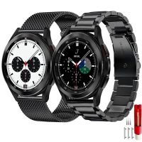 ☒☜✣ 2 pcs สายโลหะ 18/20/22 มม. สแตนเลส Milanese Band สำหรับ Samsung Galaxy Watch 4 Classic/5 pro Huawei GT 2/3 Amazfit Bip/GTS