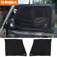 SHINEKA Car Curtain Anti-UV Sun Block Visor Cover Front Window Sunshade Cover Insect Net For Jeep Wrangler TJ JK JL JT For Jimny