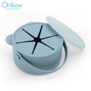 Orzbow Silicone Baby Snack Cup Toddler Snack Cup No Spill Portable Snacks