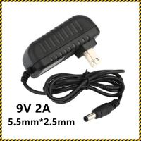 DC อะแดปเตอร์ AC 100-240V Converter Adapter DC 5.5 x 2.5MM 9V 2A 2000mA Charger