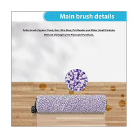 Replacement Brush Roller Brush Roller Vacuum Cleaner Brush Roller for Shark WD100 WD101 WD200 WD201