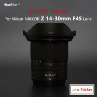 Nikkor 1430เลนส์ F4ฝาครอบป้องกันผิวสำหรับ NIKON Z 14-30 F4 S เลนส์ Decal Protector Anti-Scratch ฟิล์ม3M ไวนิล