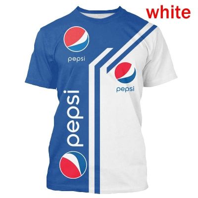Men Women Cool 3D Pepsi Printed T-Shirt Punk Short Sleeve Tees Plus Size Pullovers Couple Short
