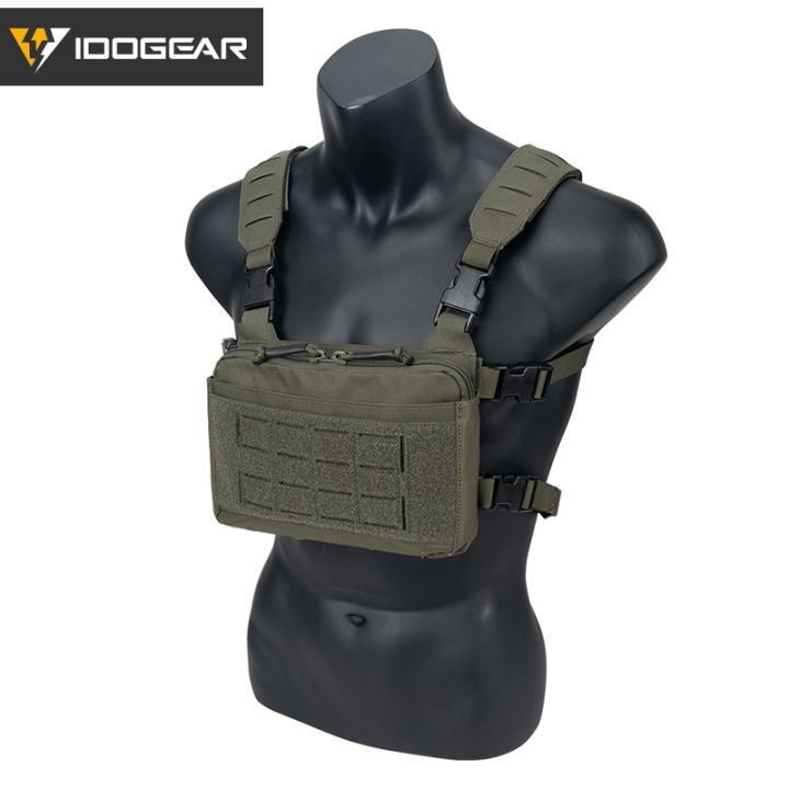 IDOGEAR KGR Tactical Chest Rig Modular Lightweight Chest Rig With DOPE ...