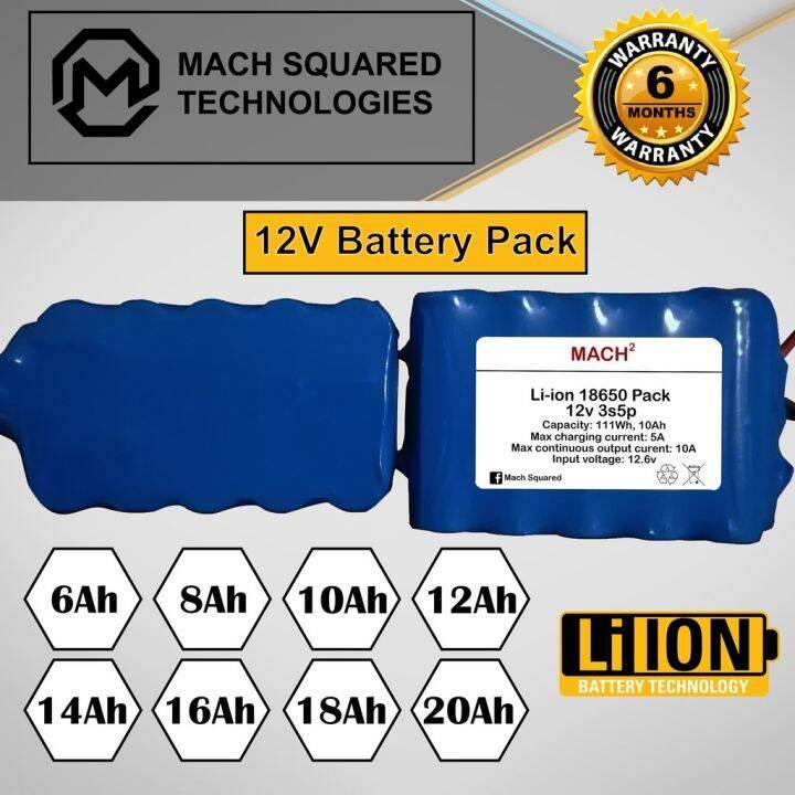 12v Lithium Battery Pack Brand New Cells Lazada PH