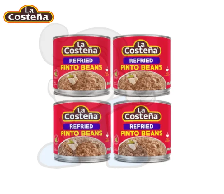 La Costena Refried Pinto Beans (4 x 400g) Lazada PH