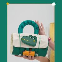 ∋▧ new 2022 upgrade lovely cartoon crocodile large capacity makeup wash gargle product receive travel to