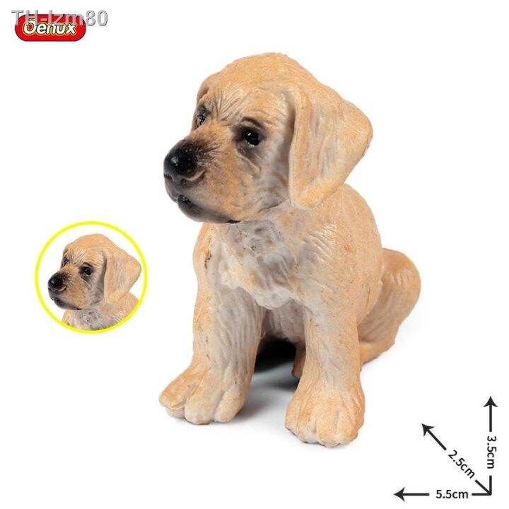 ของขวัญ-เด็กจำลองสัตว์ป่าเครื่องประดับชุด-golden-retriever-lechover-hound-ชุด