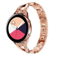 【CW】 18mm 20mm 22mm Metal Strap for Samsung Galaxy Watch 3 Band 41mm 45mm Active 2 1 Bracelet Garmin Vivoactive 4 4S 3/Venu/SQ/2S