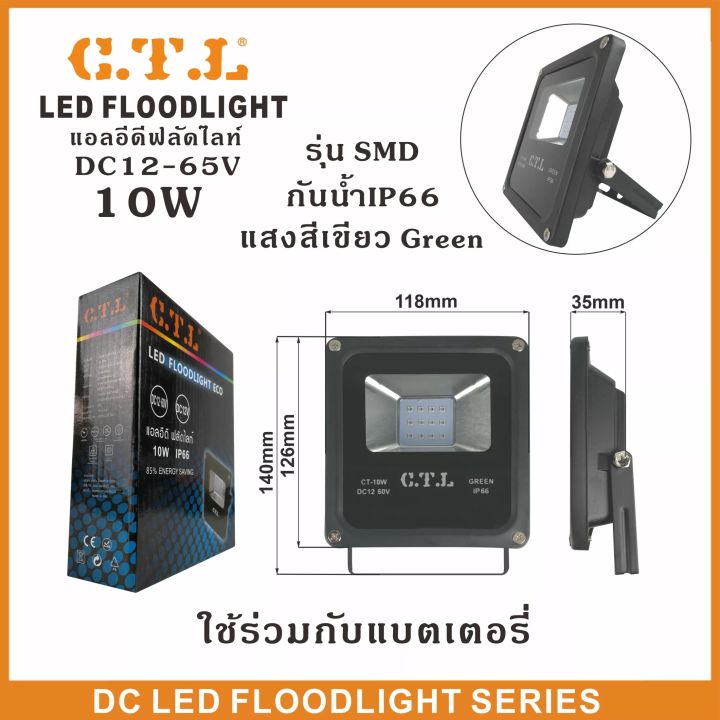 ไฟสปอร์ตไลท์-led-แสงเขียว-12v-50w-20w-10w-ใช้กับไฟแบตเตอรี่12v-ไฟ-dc-ไฟรถยนต์-ไฟเรือ-ไฟไดหมึก-ไฟตกหมึก-ล่อหมึก-สปอตไลท์-คีบแบต-ไฟ-12v-spotlight-led