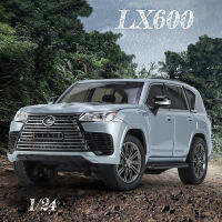 โมเดลของเล่นสำหรับเด็กผู้ชาย,LX600รถ Diecast คิมิเหม่ยซิงค์หุ่นอัลลอยรถยนต์ของเล่นสำหรับเด็กอายุ3ขวบขึ้นไป Kado Ulang Tahun เบาและเสียงสำหรับสะสมของเล่นดึงถอยหลังของเล่นโมเดลสำหรับเด็ก