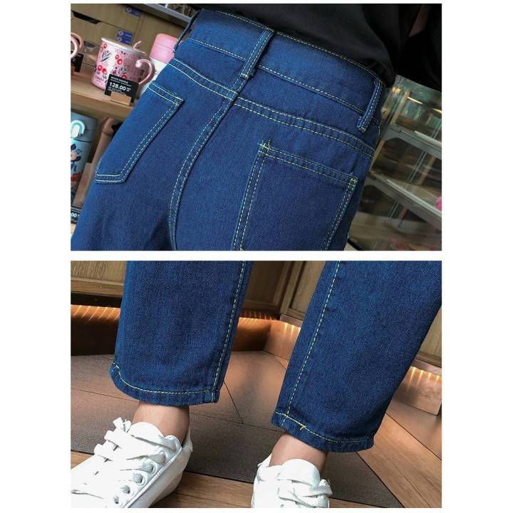 fashionjeans-shop-กางเกงยีนส์เอวสูงผู้หญิงกางเกงยีนส์หลวมกางเกงฮาเร็มเรียวกางเกงผู้หญิง-1068