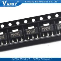 50ชิ้น SOT223 AMS1117-3.3 AMS1117-3.3V SOT-223วงจรรวมแรงดันไฟฟ้า SMD ใหม่ดั้งเดิม