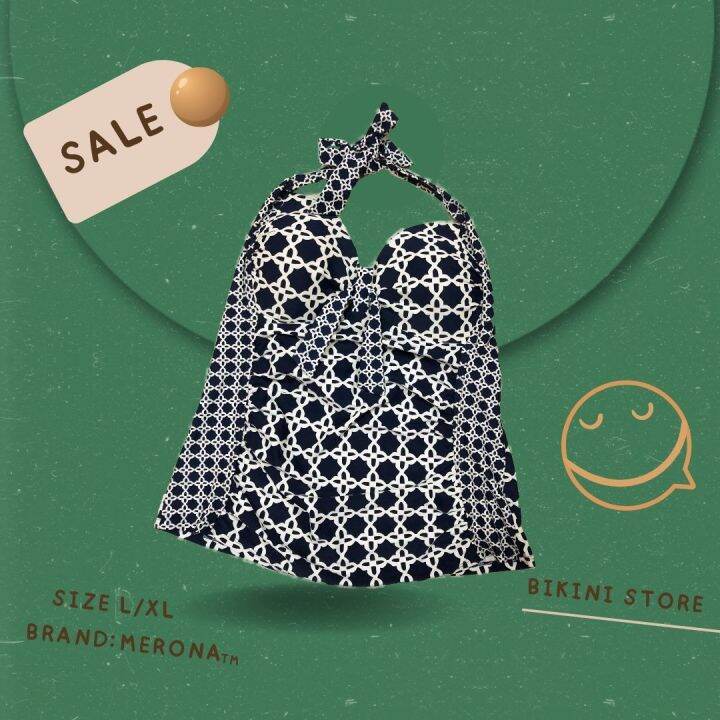 Bikini Store topbar ลายต่างๆและสีพื้น ผ้านิ่มลื่นดูบางและปกปิดเนื้อมี