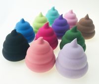 Foundation Powder Makeup Sponge Microfiber Cosmetic Puff Multi Color Funny Shit Shape Beauty Sponge