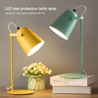 ☽♈ Nordic Study Lamp Macaron Table Lamp Led Desk Lamp Bedside Lamp Nightstand Lamp Desk Light Reading Lamp For Kids