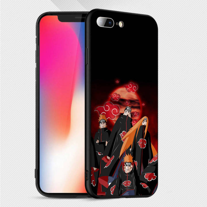 ttl2-anime-naruto-uzumaki-akatsuki-อ่อนนุ่ม-high-quality-ซิลิโคน-tpu-phone-เคสโทรศัพท์-ปก-หรับ-iphone-7-8-11-12-13-14-pro-xs-max-se-x-xr-plus-se