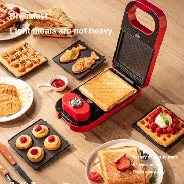 Mini Sandwich Maker Home Light Breakfast Maker Sandwich Toaster